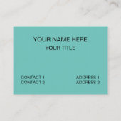 Auto Antiek Classic Car Visitekaartje (Achterkant)