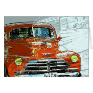 Auto Antiek Truck All Occasion Wenskaart
