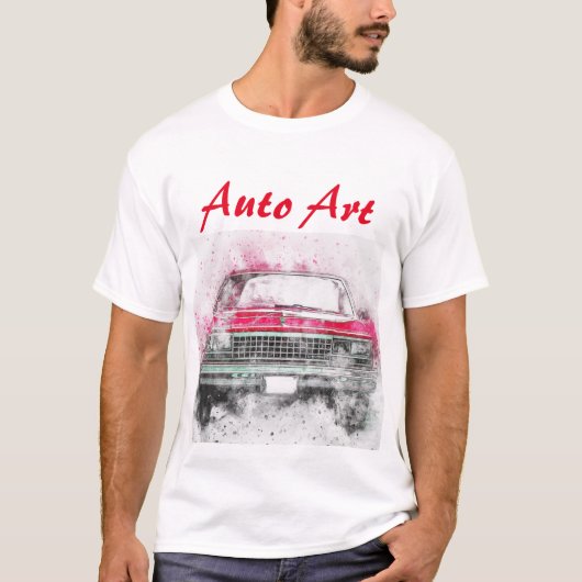 Auto Art Artistic Car T-shirt (Voorkant)