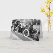 Auto Assembly Line, 1920s Kaart (Gele Bloem)