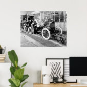 Auto Assembly Line, 1920s Poster (Thuiskantoor)