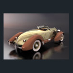 Auto Auburn851v34-02Rer Poster<br><div class="desc">auto,  autowrak,  vintage,  poster,  klassiek digitaal,  foto,  duur,  cadeau</div>