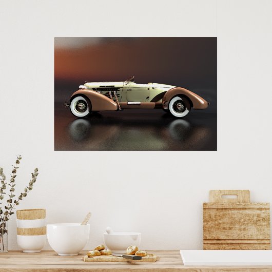 Auto Auburn851v34-02Side Poster (Keuken)