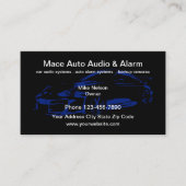 Auto-audio en beveiliging visitekaartje (Voorkant)