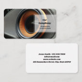 Auto Audio Stereo Visitekaartje (Voorkant / Achterkant)