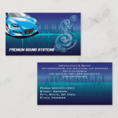 Auto Audio Systems Visitekaartje (Voorkant / Achterkant)