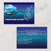 Auto Audio Systems Visitekaartje (Voorkant / Achterkant)