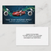 Auto Audio Technician | Elektronica Visitekaartje (Voorkant / Achterkant)