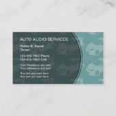 Auto Audio Visitekaartjes (Voorkant)