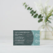 Auto audio-Visitekaartjes Visitekaartje (Staand voorkant)