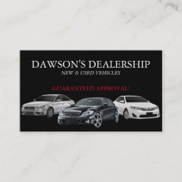 Auto, Auto, Dealer Dealerschap Business Card Visitekaartje