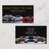 Auto, auto, Dealer Dealership Visitekaartje (Voorkant / Achterkant)