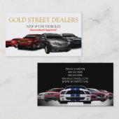 Auto, auto, Dealer Dealership Visitekaartje (Voorkant / Achterkant)