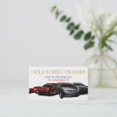 Auto, auto, Dealer Dealership Visitekaartje (Staand voorkant)