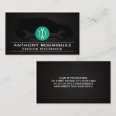 Auto-auto Logo | Wrenches | Mechanisch Visitekaartje (Voorkant / Achterkant)