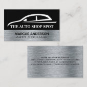 Auto auto Moderne Logo Visitekaartje (Voorkant / Achterkant)