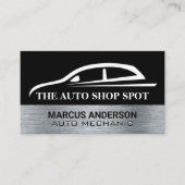 Auto auto Moderne Logo Visitekaartje (Voorkant)