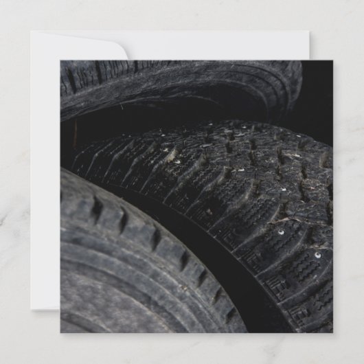 Auto Auto oude banden Black Road trips (Voorkant)