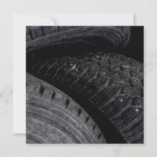 Auto Auto oude banden Black Road trips