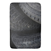 Auto Auto oude banden Black Road trips Badmat (Voorkant Verticaal)
