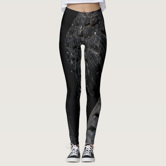Auto Auto oude banden Black Road trips Leggings (Voorkant)