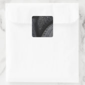 Auto Auto oude banden Black Road trips Vierkante Sticker (Tas)