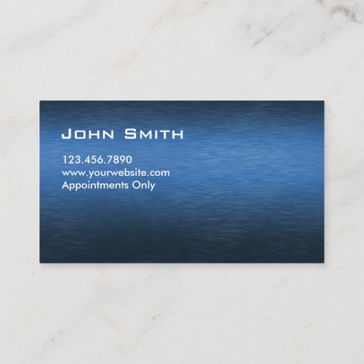 Auto-auto-stuurprogramma voor privé-Chauffeur Afsprakenkaartje (Achterkant)