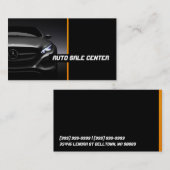 Auto, auto, Visitekaartje Dealer (Voorkant / Achterkant)