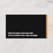 Auto, auto, Visitekaartje Dealer (Achterkant)