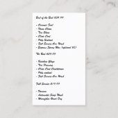 Auto auto was Logo | Zeep Sud Visitekaartje (Achterkant)