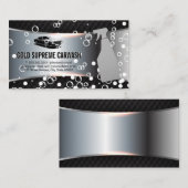 Auto auto was Logo | Zeepbellen Visitekaartje (Voorkant / Achterkant)