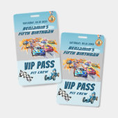 AUTO AUTOCONCOURS BADGE 5DE VERJAARDAG (Voor- en achterkant)