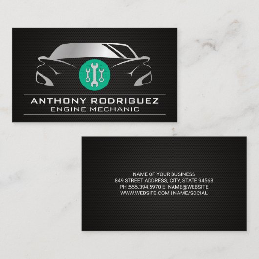 Auto Autologo | Sleutels |  Visitekaartje (Voorkant / Achterkant)