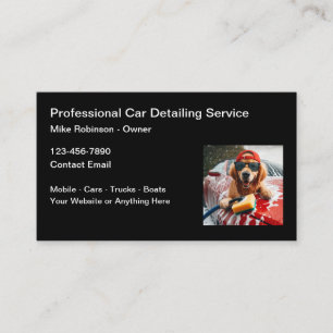 Auto Automotive Detailing Leuke Visitekaartjes