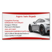 Auto Autoreparatie Magnetisch Visitekaartje (Voorkant)