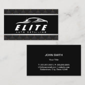 Auto auto's met automatische details over luxe aut visitekaartje (Voorkant / Achterkant)