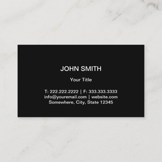 Auto auto's met automatische details visitekaartje (Achterkant)