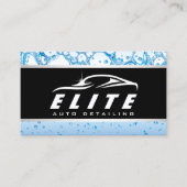 Auto auto's met automatische details visitekaartje (Voorkant)