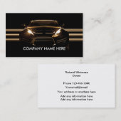 Auto-auto's met wolauto's visitekaartje (Voorkant / Achterkant)