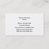 Auto-auto's met wolauto's visitekaartje (Achterkant)