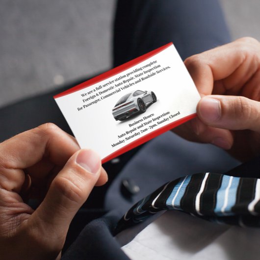 Auto auto's Visitekaartje