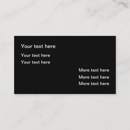 Auto-auto's voor spoelen visitekaartje (Achterkant)