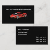 Auto-auto's voor spoelen visitekaartje (Voorkant / Achterkant)