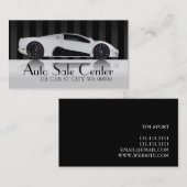 Auto autowrak winkelwagentje Visitekaartje (Voorkant / Achterkant)