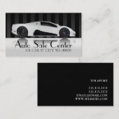 Auto autowrak winkelwagentje Visitekaartje (Voorkant / Achterkant)