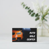 Auto autowrak winkelwagentje Visitekaartje (Staand voorkant)