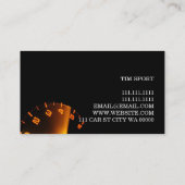 Auto autowrak winkelwagentje Visitekaartje (Achterkant)