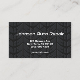 Auto-band mechanische reparatieservice visitekaartje