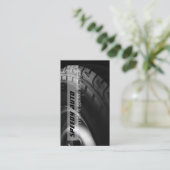 Auto Band & Wiel Services Zwart Visitekaartje (Staand voorkant)