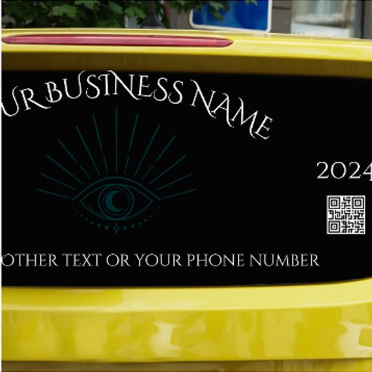 Auto Bedrijfs Ruitsticker Raamsticker
